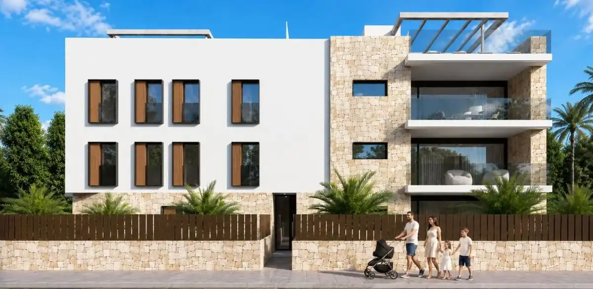 Vista exterior de Apartament en venda en Jávea / Xàbia amb Aire condicionat, Terrassa i Moblat