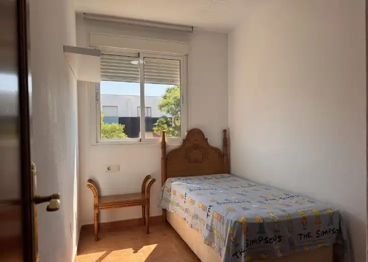 Bedroom of Flat for sale in Marbella  with Air Conditioner, Heating and Private garden