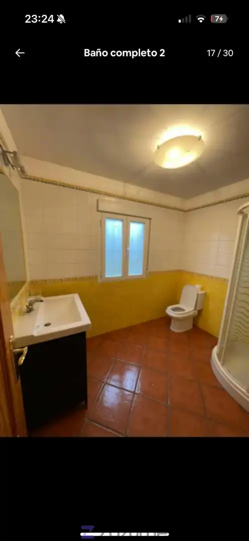 Bathroom of Houses for rent in El Casar de Escalona  with Air Conditioner, Heating and Private garden