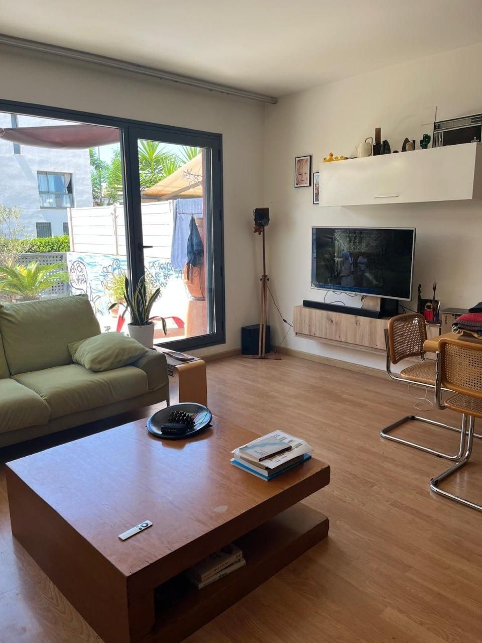 Sala d'estar de Apartament en venda en San Antonio de Benagéber amb Aire condicionat, Jardí privat i Terrassa