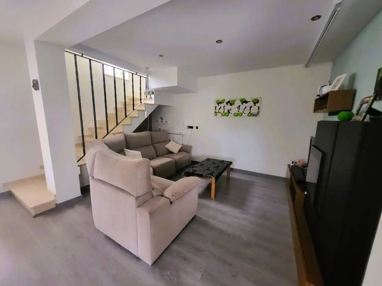 Sala d'estar de Casa o xalet en venda en Viladecavalls amb Aire condicionat, Calefacció i Jardí privat