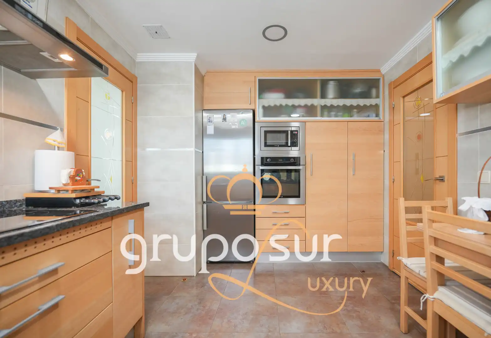 Cocina de Casa o chalet en venta en Aldeamayor de San Martín con Calefacción, Jardín privado y Terraza
