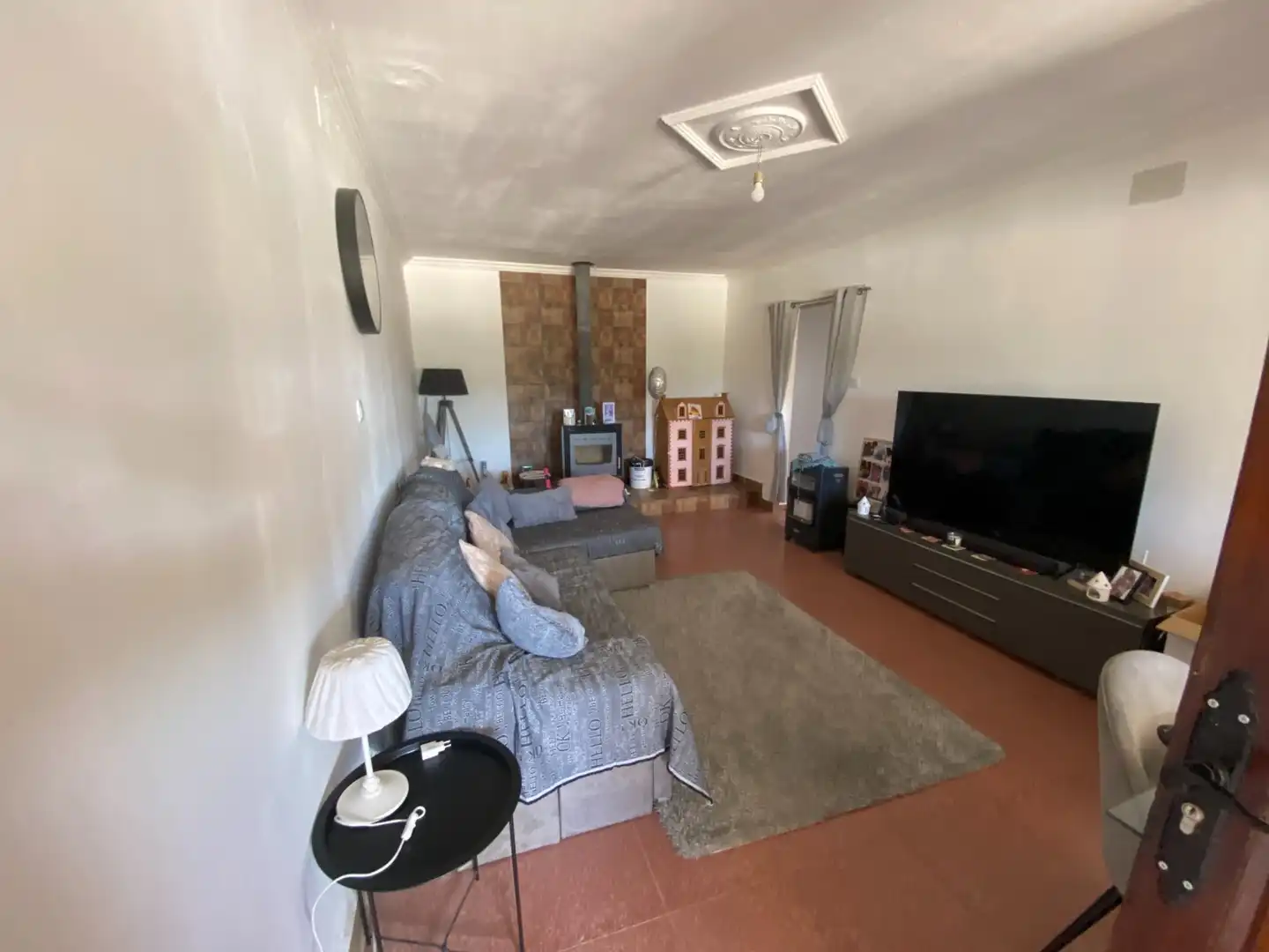 Sala de estar de Finca rústica en venta en Sax con Aire acondicionado, Calefacción y Jardín privado