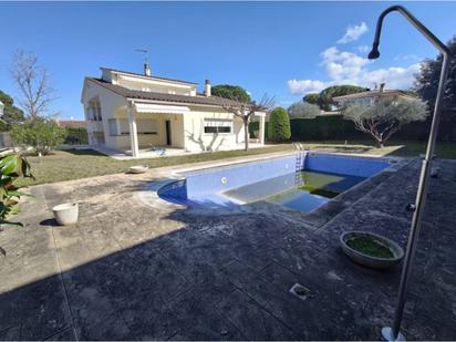 Swimming pool of House or chalet for sale in Aiguaviva  with Air Conditioner, Heating and Terrace