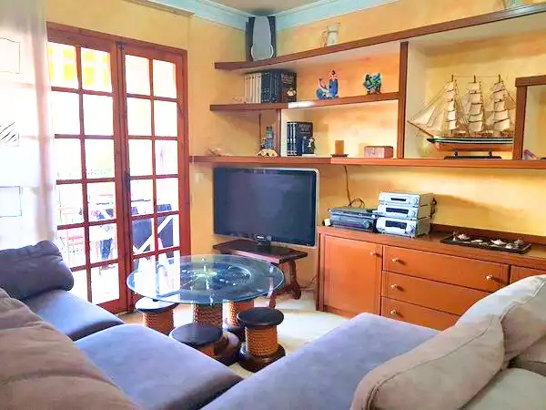 Wohnzimmer von Wohnung zum Verkauf in Alboraya mit Klimaanlage, Terrasse und Möbliert