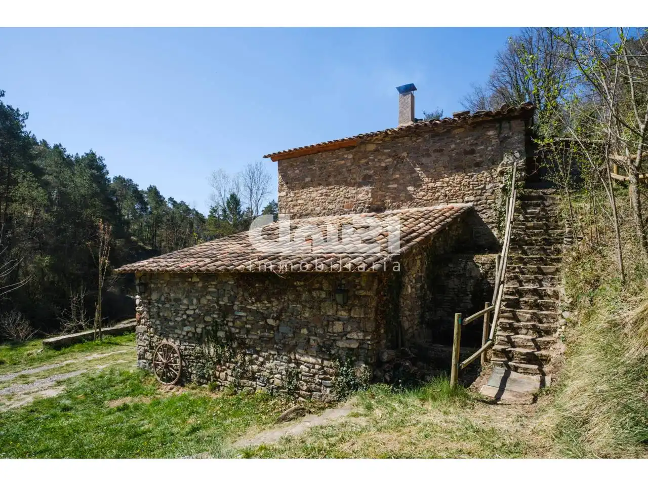 Vista exterior de Casa o chalet en venta en Borredà con Jardín privado