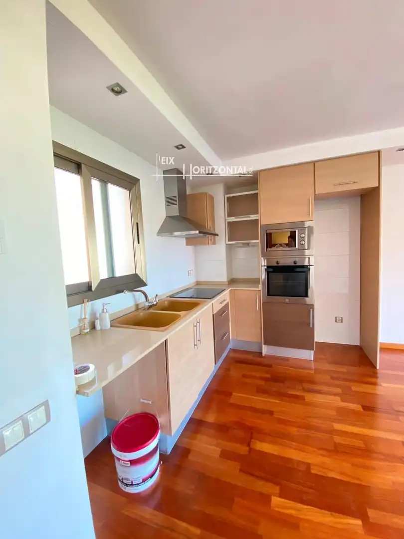 Kitchen of Attic for rent in Sabadell  with Air Conditioner, Heating and Terrace