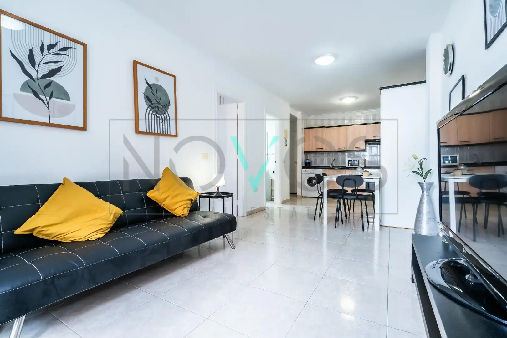 Living room of Flat for sale in Adeje  with Furnished and Balcony