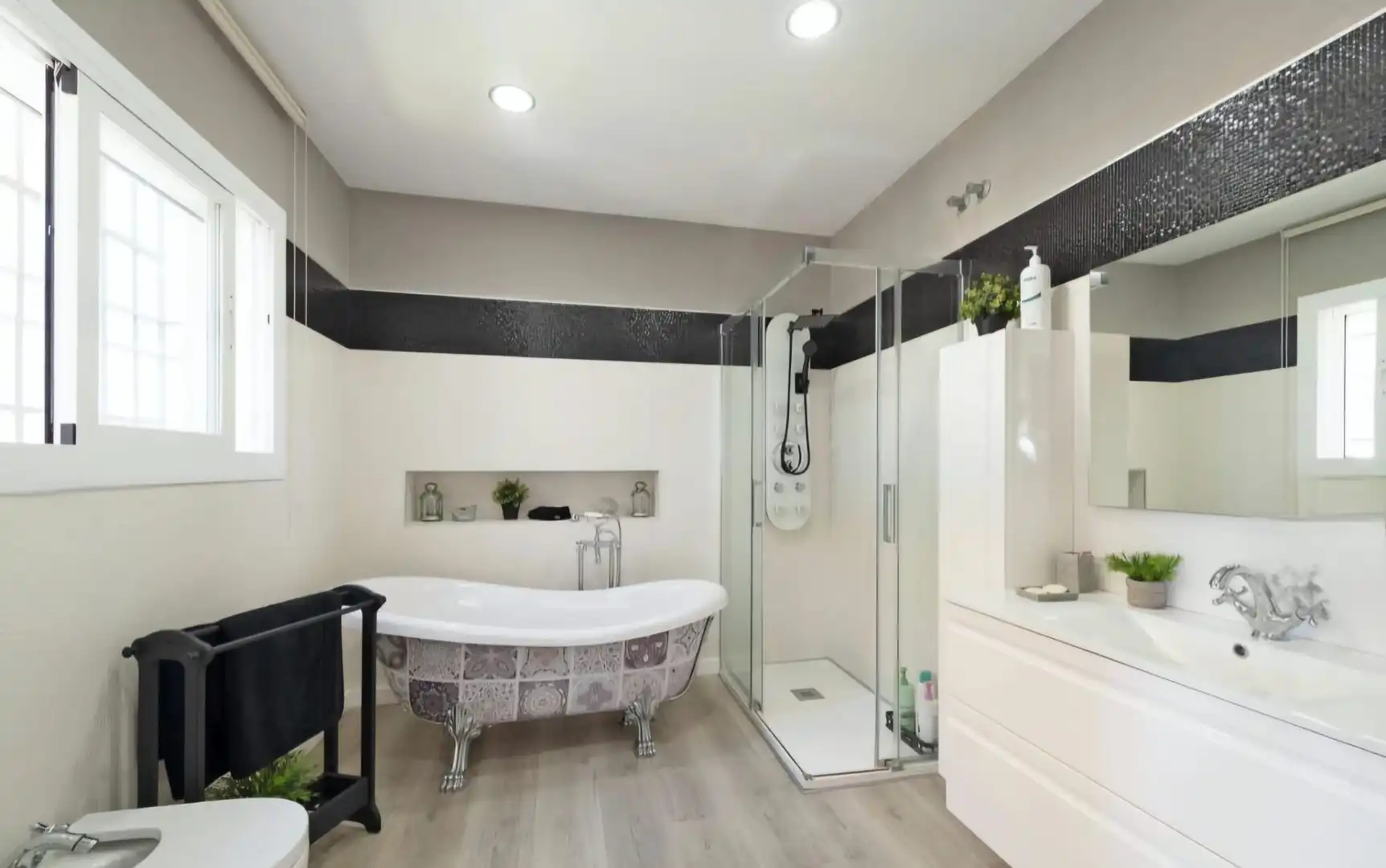 Baño de Casa o chalet en venta en Rincón de la Victoria con Aire acondicionado, Jardín privado y Terraza