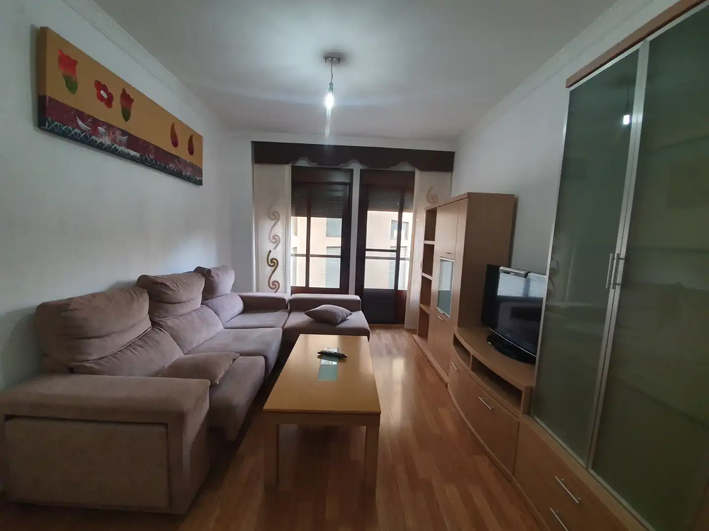 Sala de estar de Piso de alquiler en Guadix con Aire acondicionado, Calefacción y Trastero
