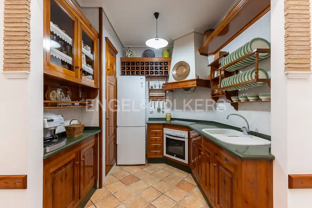 Cuina de Casa o xalet en venda en Almazora / Almassora amb Calefacció, Terrassa i Traster