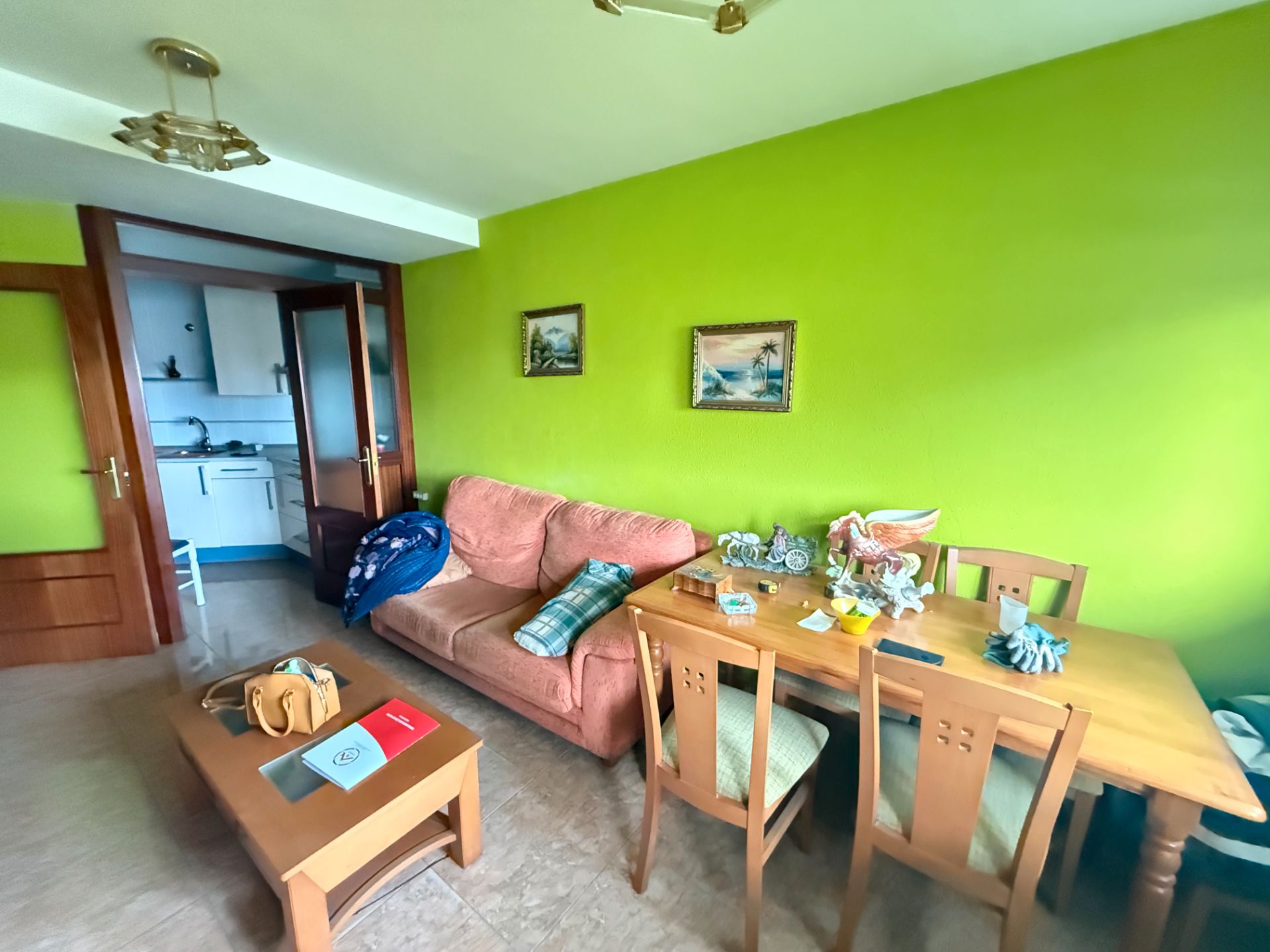 Living room of Apartment for sale in Palencia Capital  with Heating, Storage room and Furnished