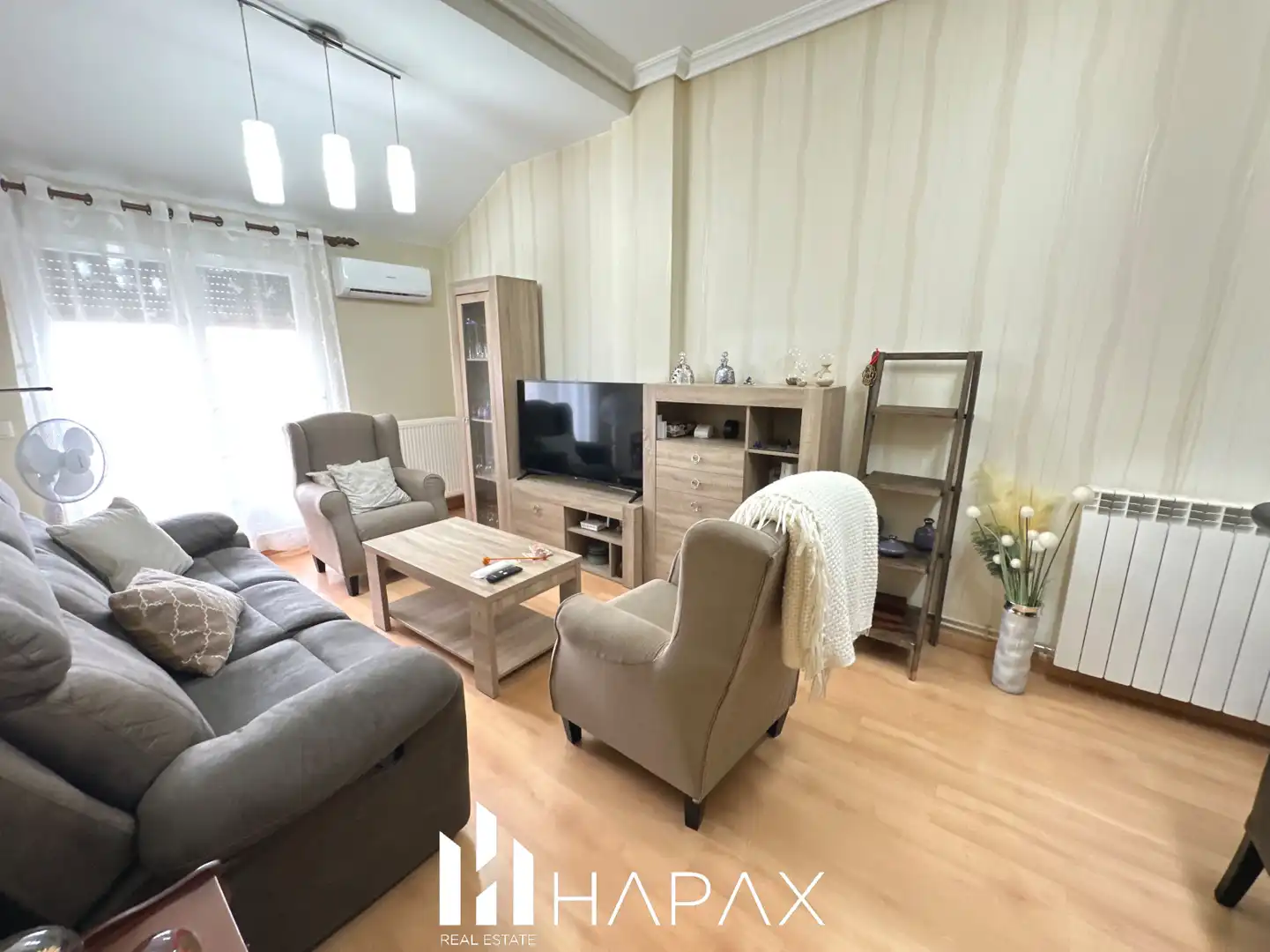 Sala de estar de Piso en venta en Moriscos con Calefacción y Terraza