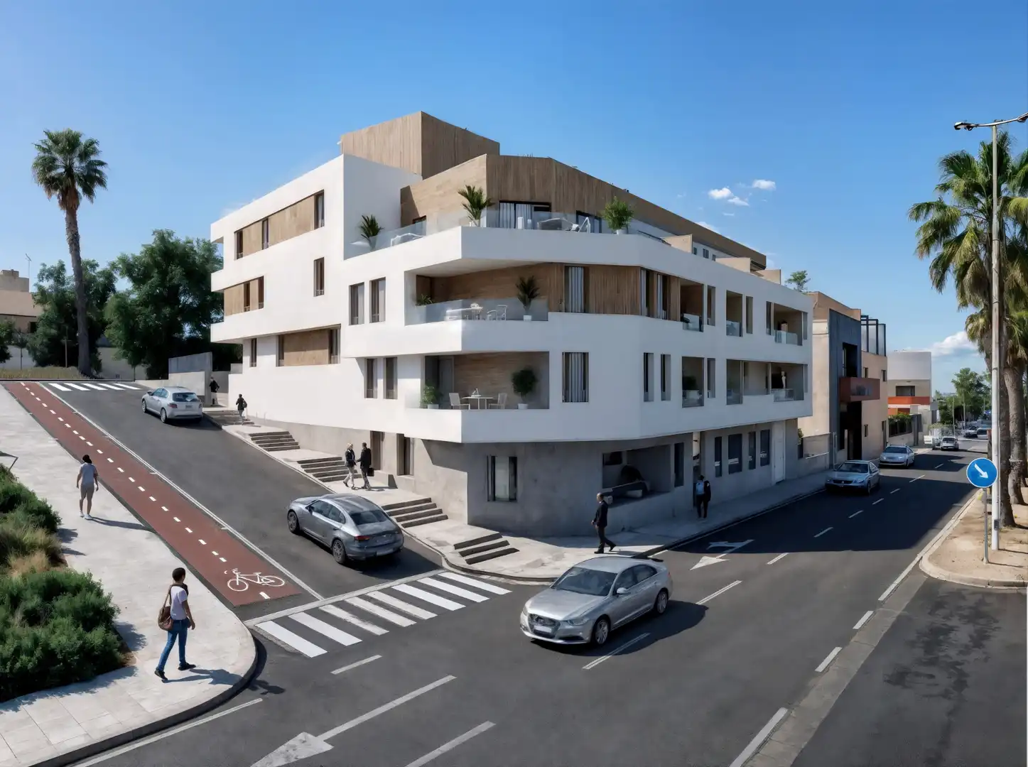 Piso de obra nueva con piscina en venta en Avenida del Puerto
