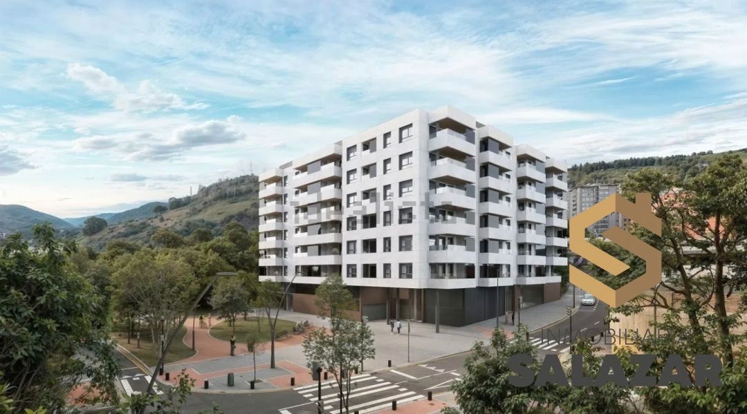 Vista exterior de Piso en venta en Bilbao  con Calefacción, Jardín privado y Terraza