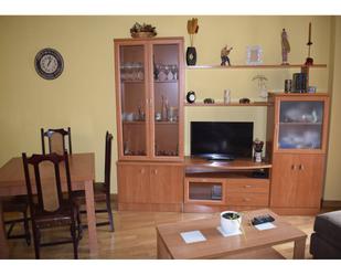 Living room of Flat for sale in San Andrés del Rabanedo  with Heating, Parquet flooring and Furnished
