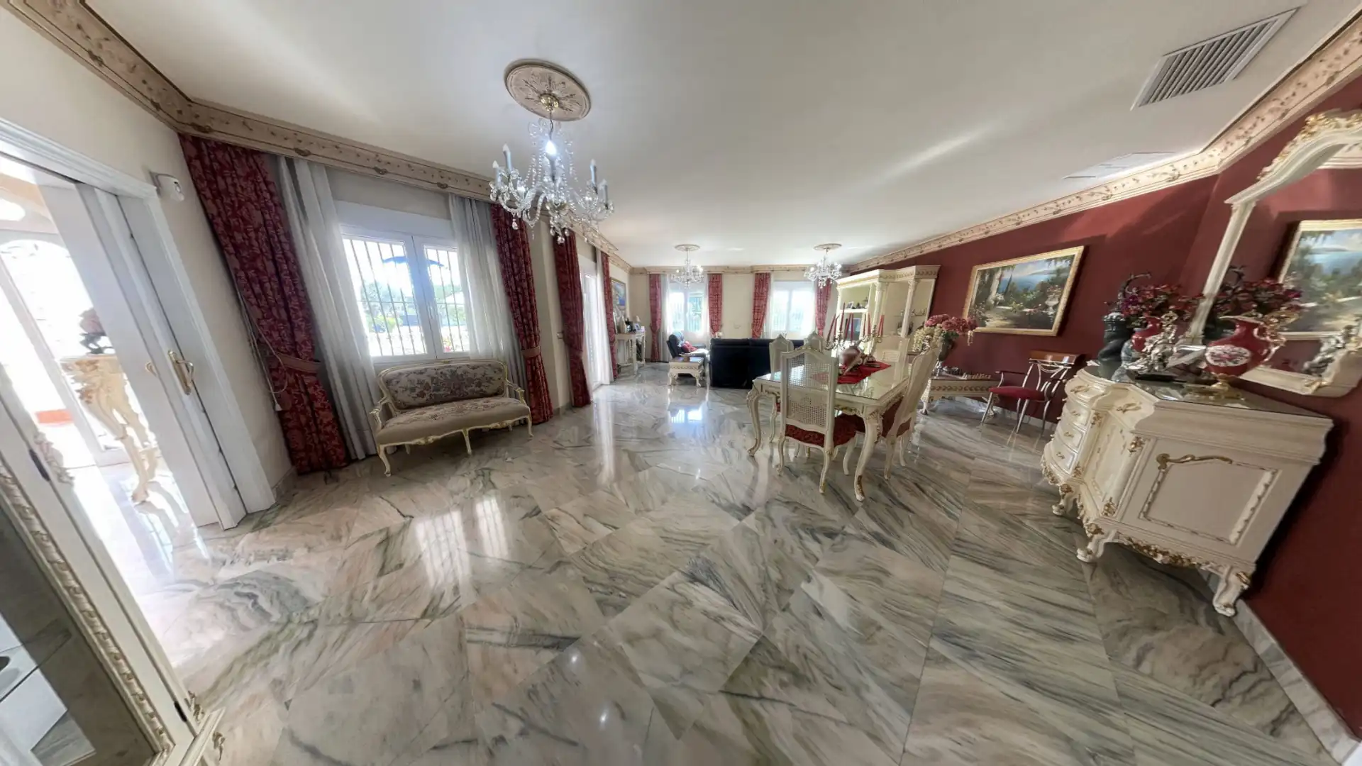 Sala d'estar de Casa o xalet en venda en San Vicente del Raspeig / Sant Vicent del Raspeig amb Aire condicionat, Calefacció i Jardí privat