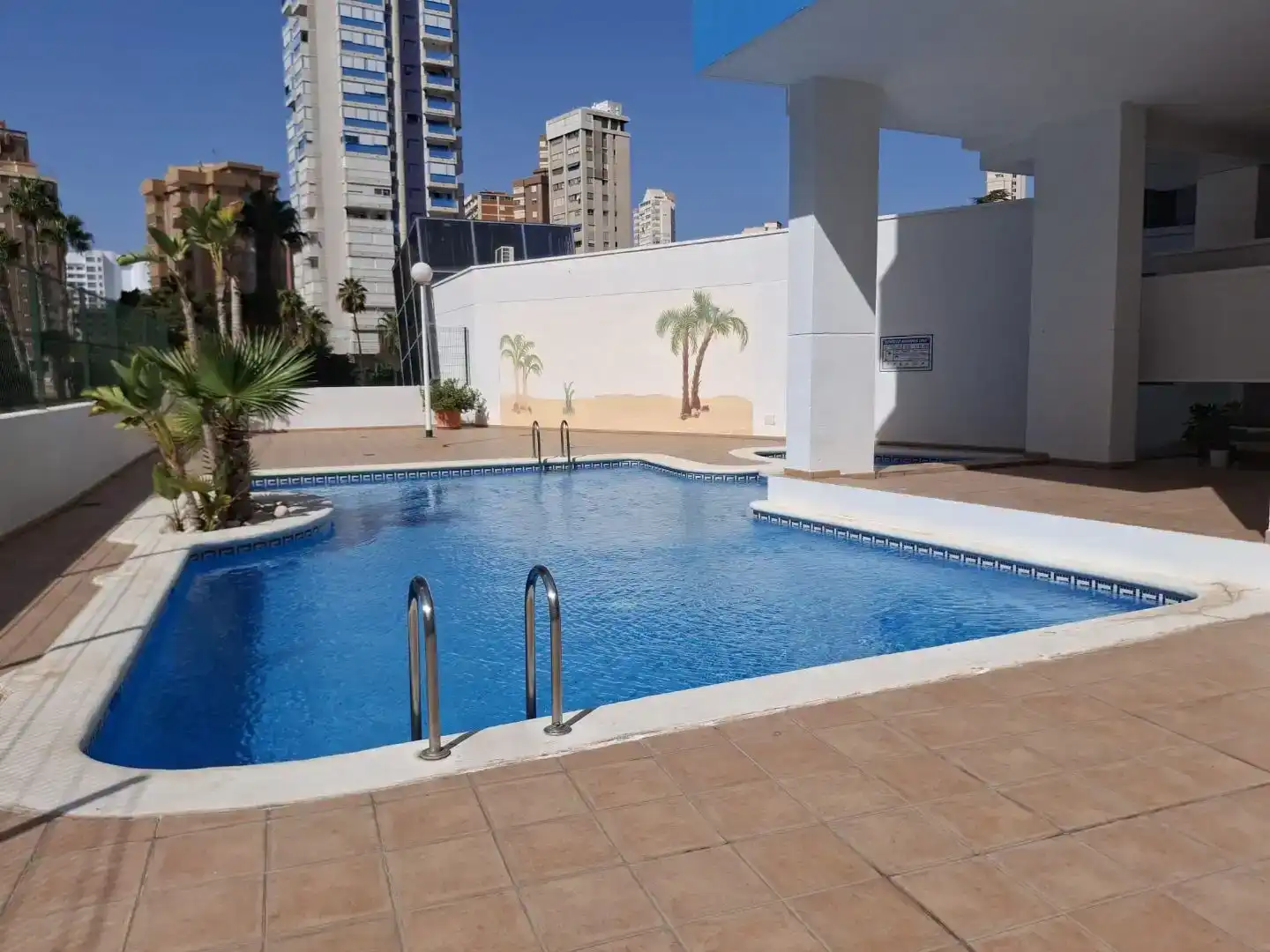Schwimmbecken von Wohnung zur Miete in Benidorm mit Schwimmbad