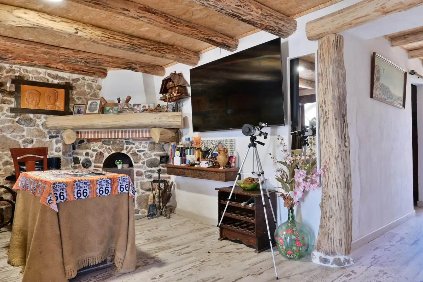 Sala de estar de Casa o chalet en venta en Bodonal de la Sierra con Aire acondicionado, Piscina y Amueblado