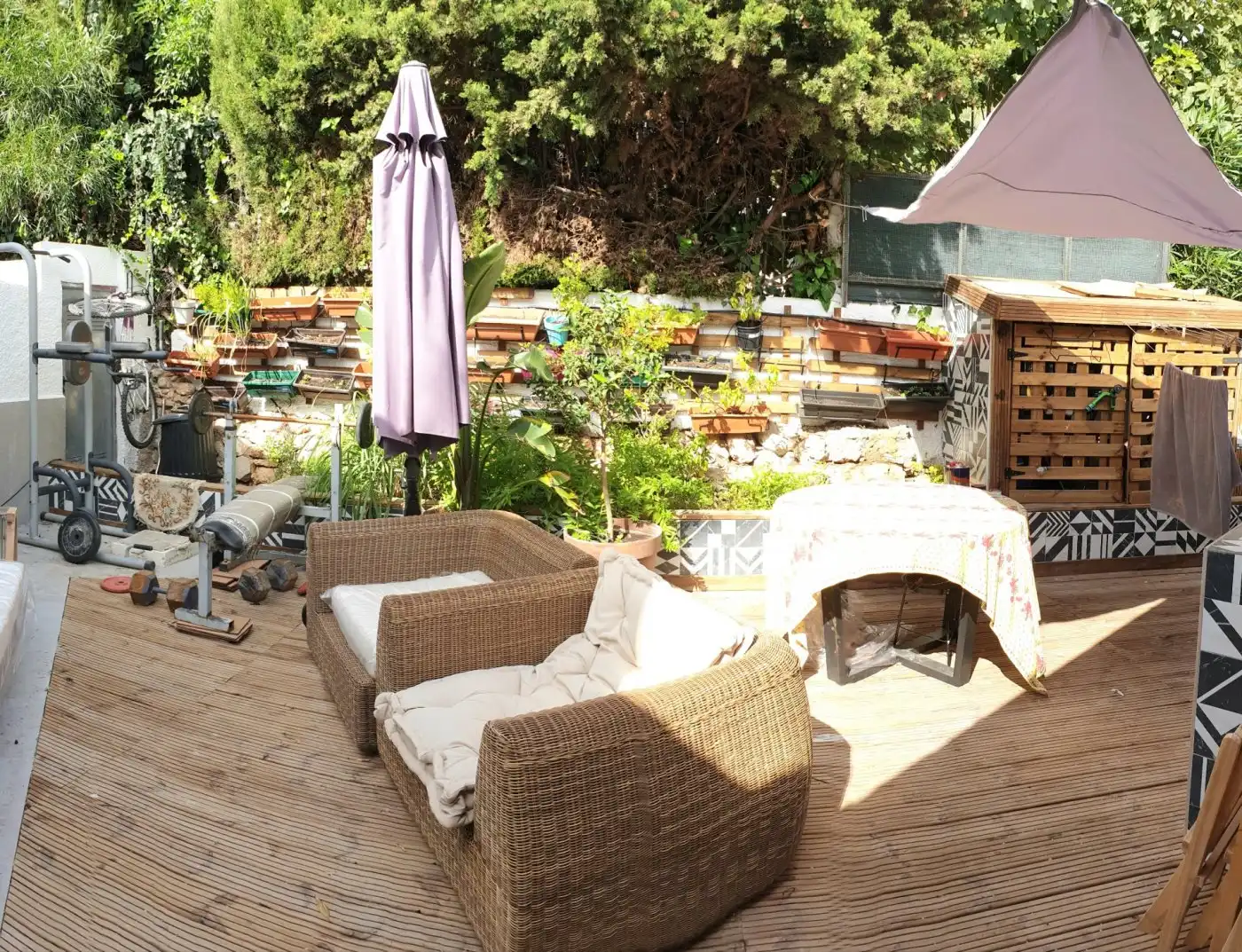 Terrace of Houses for sale in Calpe / Calp  with Air Conditioner, Heating and Private garden