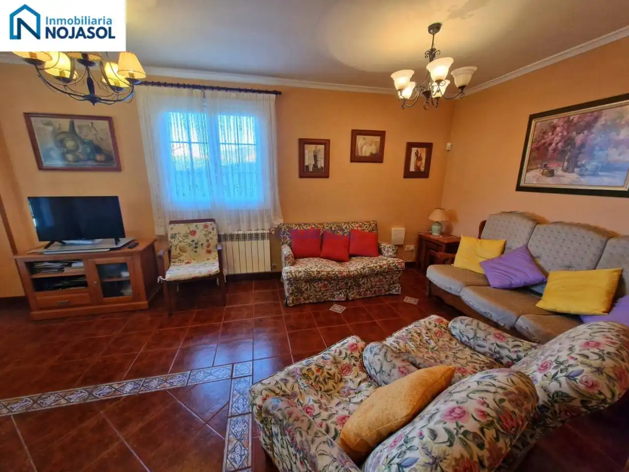 Living room of Houses for sale in Argoños   with Heating, Private garden and Terrace