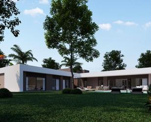 Vista exterior de Casa o xalet en venda en Elche / Elx amb Aire condicionat, Jardí privat i Parquet