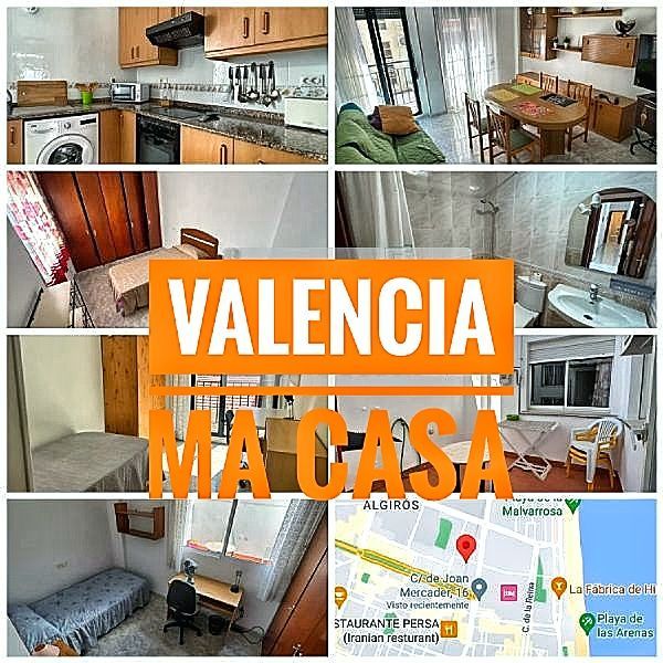 Exterior view of Flat to rent in  Valencia Capital  with Air Conditioner, Heating and Terrace