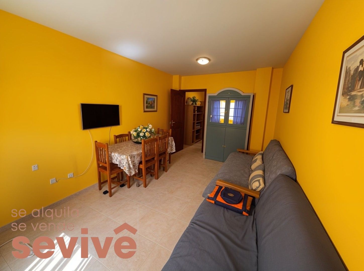 Sala d'estar de Pis en venda en Granadilla de Abona amb Moblat