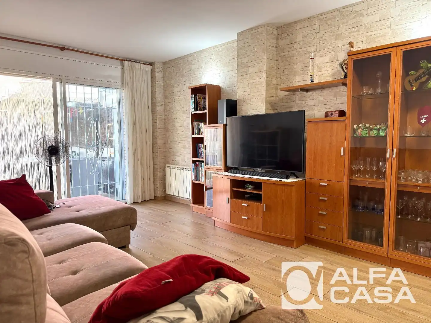 Sala d'estar de Pis en venda en Lloret de Mar amb Calefacció, Terrassa i Moblat