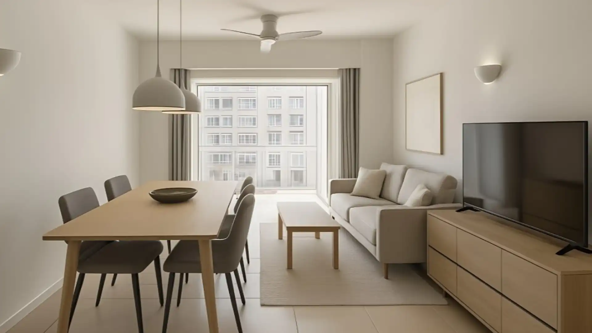 Sala de estar de Estudio en venta en Roses con Amueblado