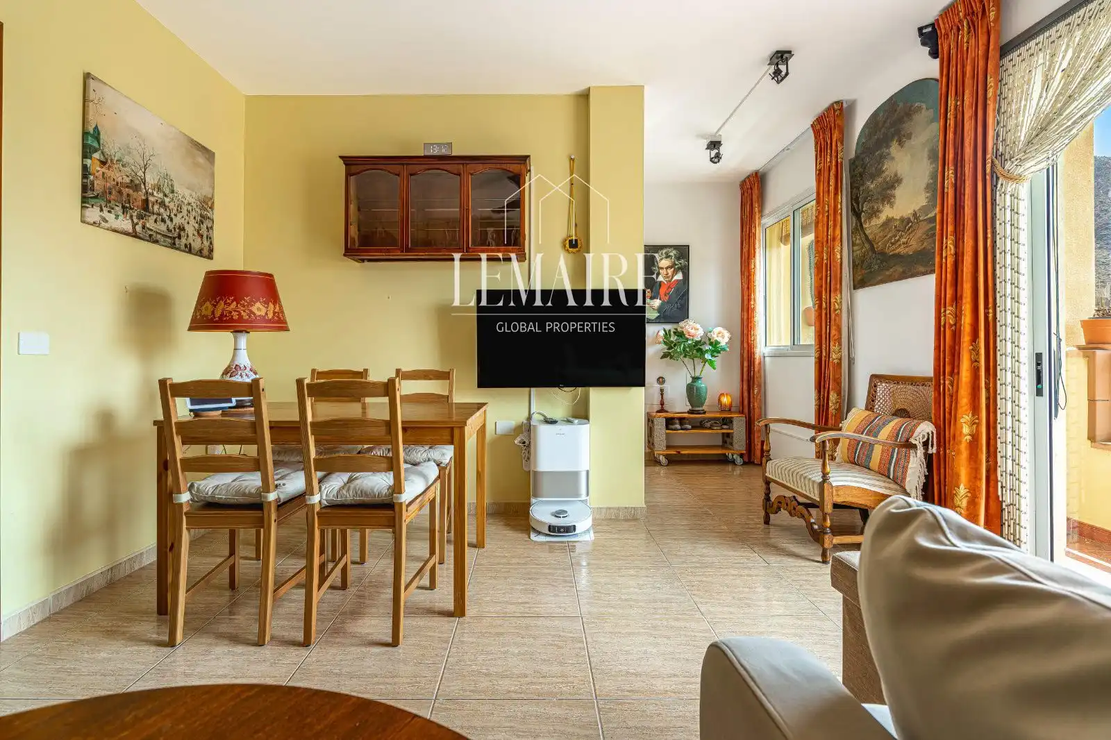 Sala de estar de Piso en venta en Arona con Terraza y Amueblado
