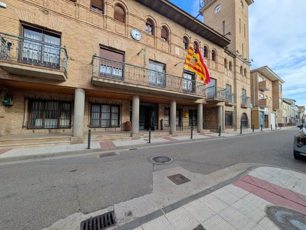 Exterior view of Detached homes for sale in El Burgo de Ebro  with Heating, Terrace and Storage room