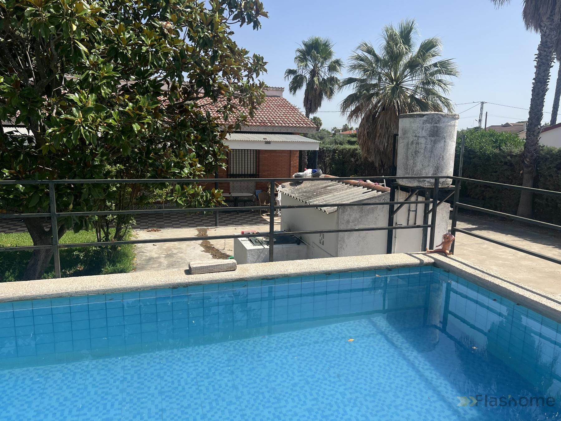 Piscina de Casa o xalet en venda en Santa Amalia amb Terrassa i Piscina