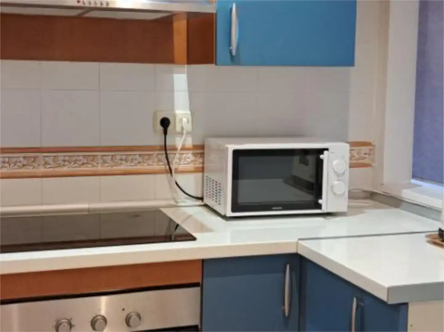 Cocina de Piso de alquiler en Marbella con Aire acondicionado, Piscina y Amueblado