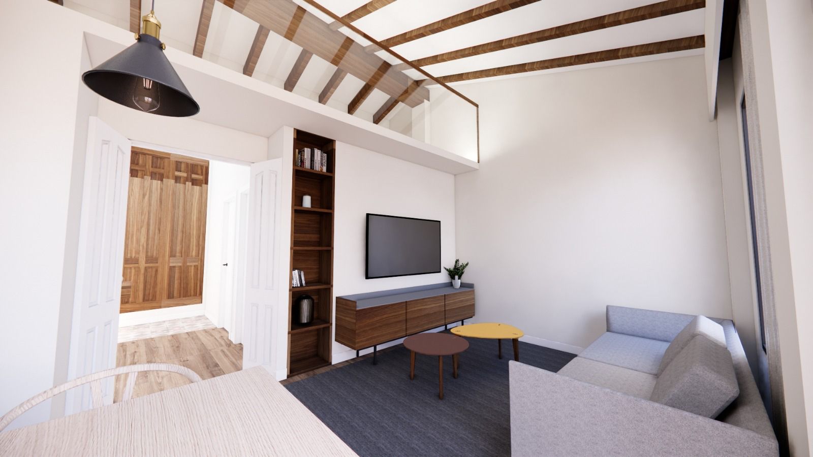 Sala d'estar de Casa adosada en venda en  Valencia Capital amb Aire condicionat, Calefacció i Terrassa