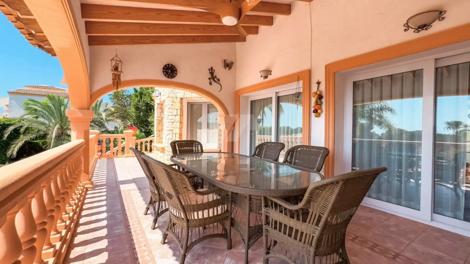 Terraza de Casa o chalet en venta en Moraira con Aire acondicionado, Calefacción y Jardín privado