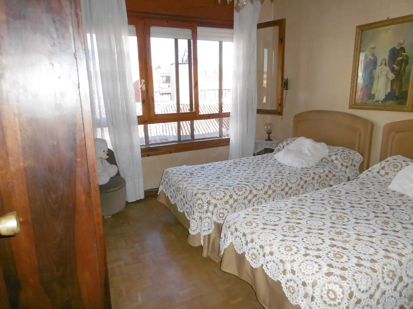 Schlafzimmer von Wohnung zum Verkauf in Astorga mit Heizung, Parkett und Terrasse