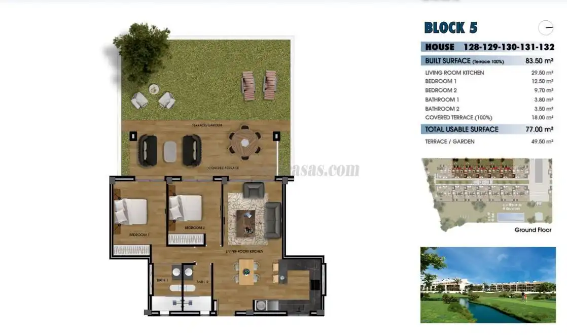 Apartamento con piscina en venta en Las Lomas de Rame - Bahía Bella, imagen 25