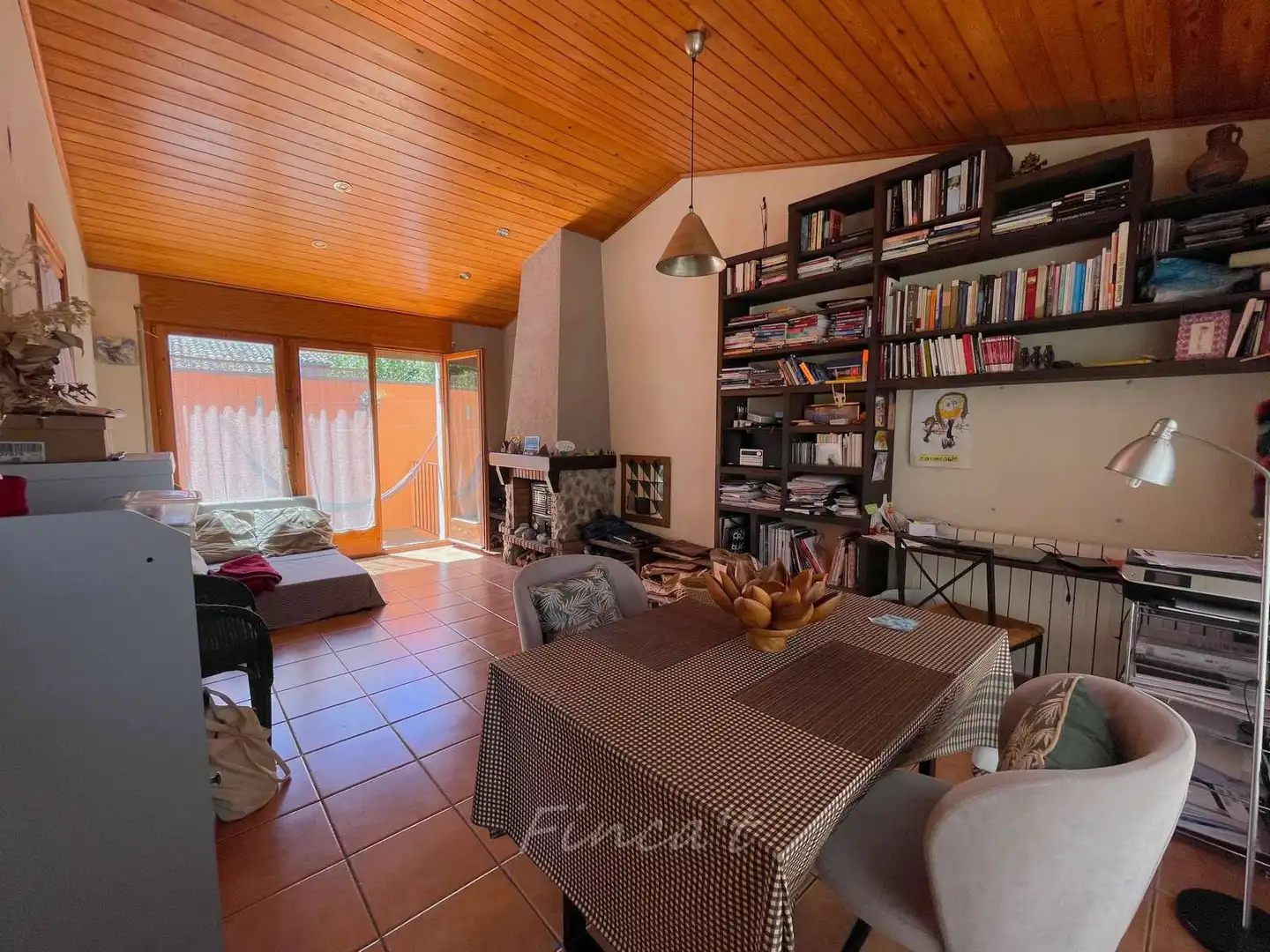 Sala d'estar de Casa adosada en venda en Castellterçol amb Calefacció