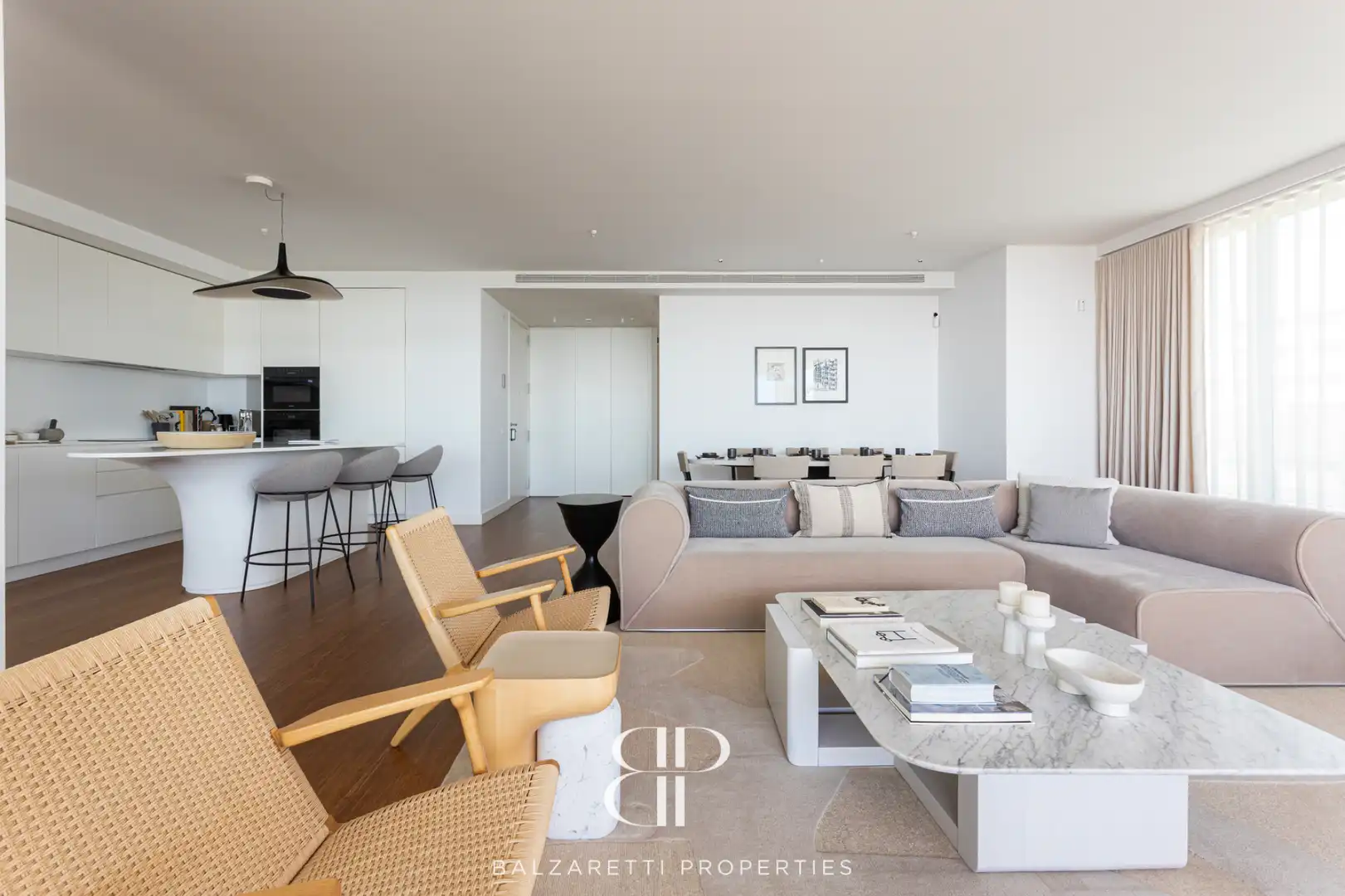 Sala d'estar de Àtic en venda en Barcelona amb Aire condicionat, Parquet i Terrassa