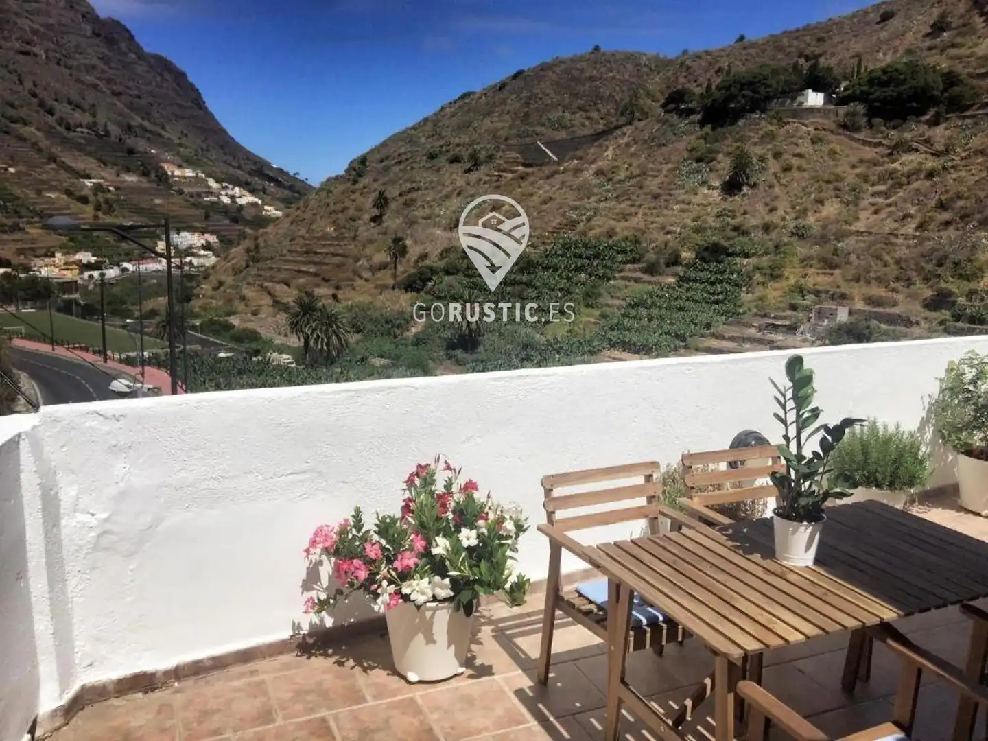 Terrace of Detached homes for sale in Hermigua  with Furnished