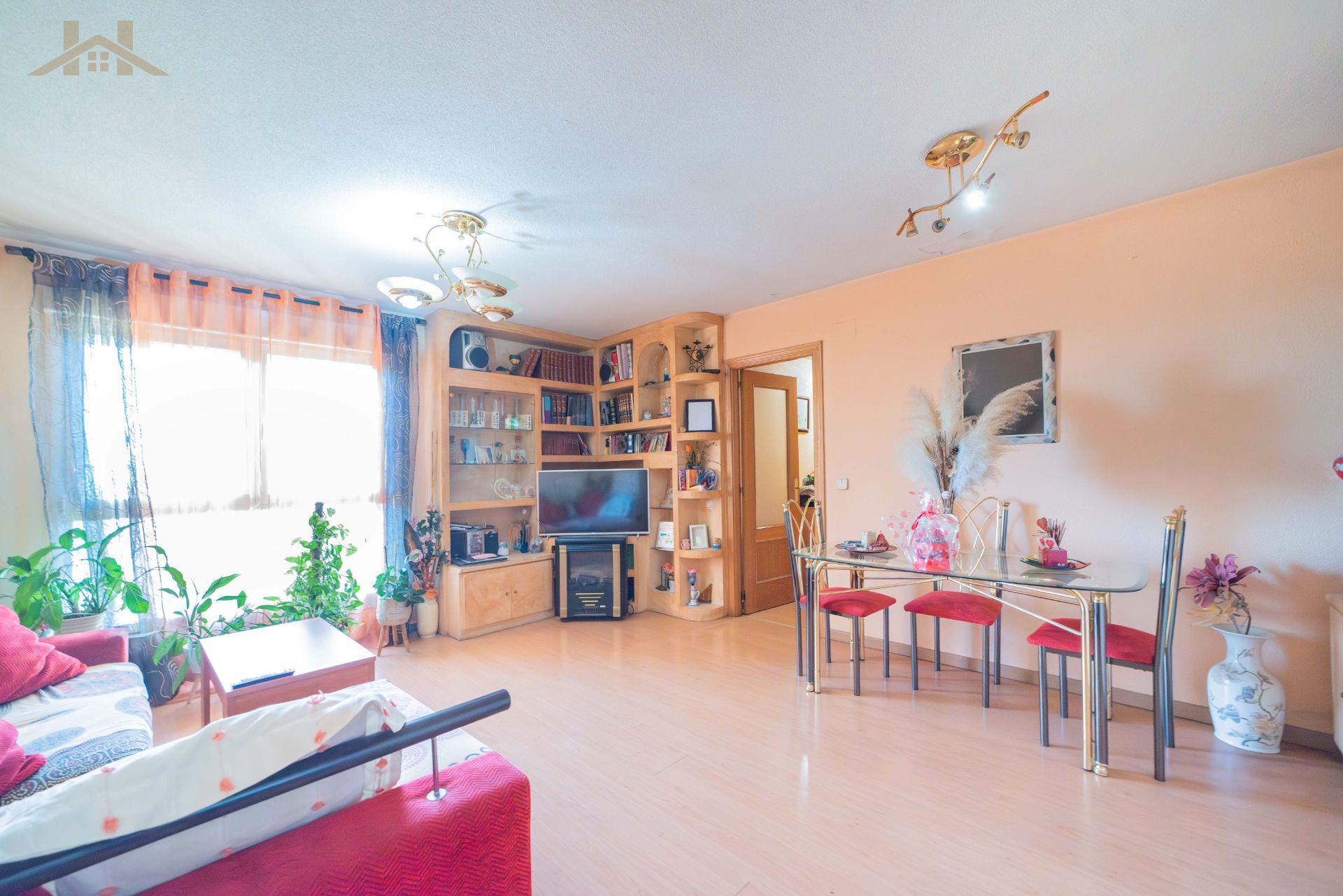 Living room of Flat for sale in Móstoles  with Heating, Terrace and Oven