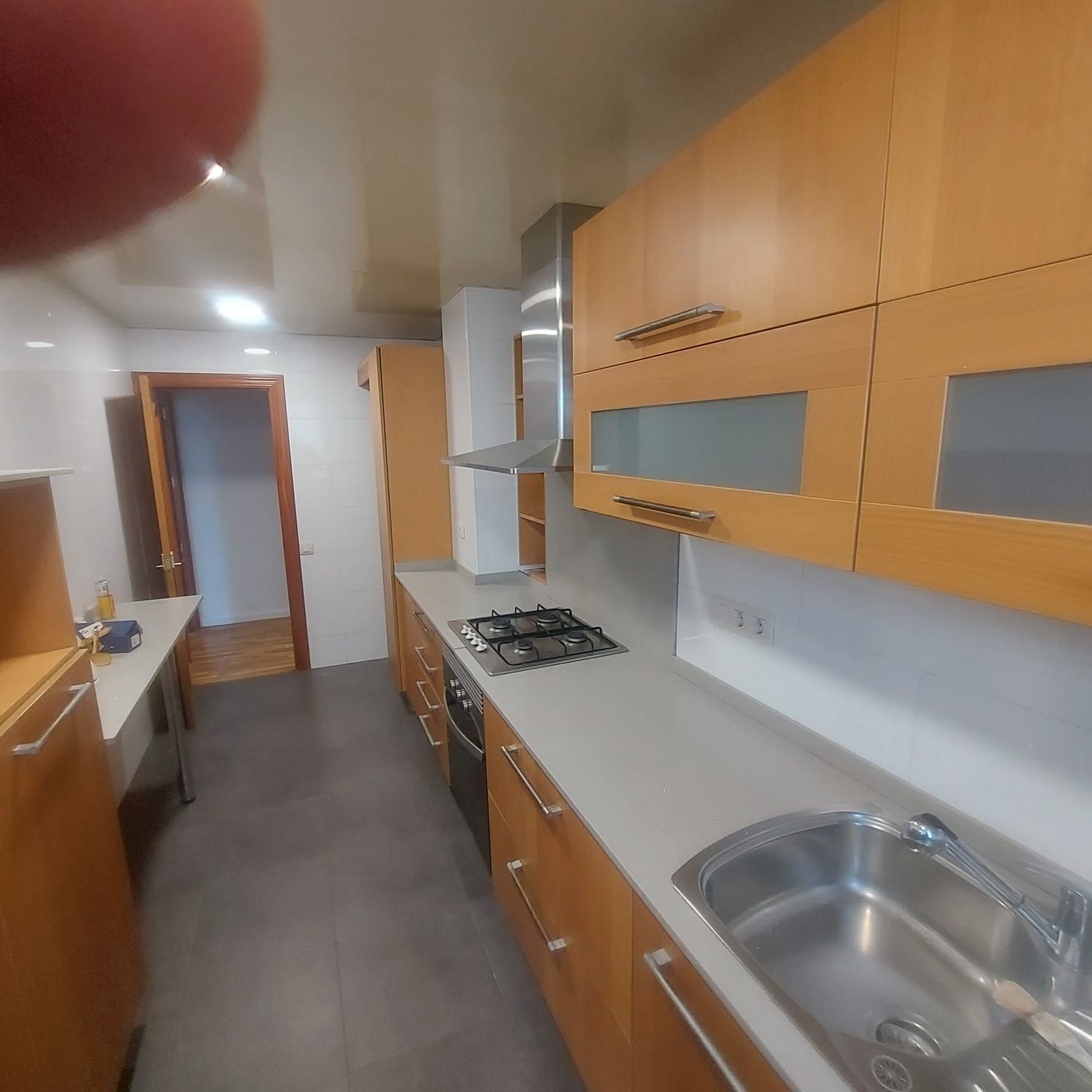 Kitchen of Flat to rent in Sant Joan Despí  with Air Conditioner, Heating and Oven