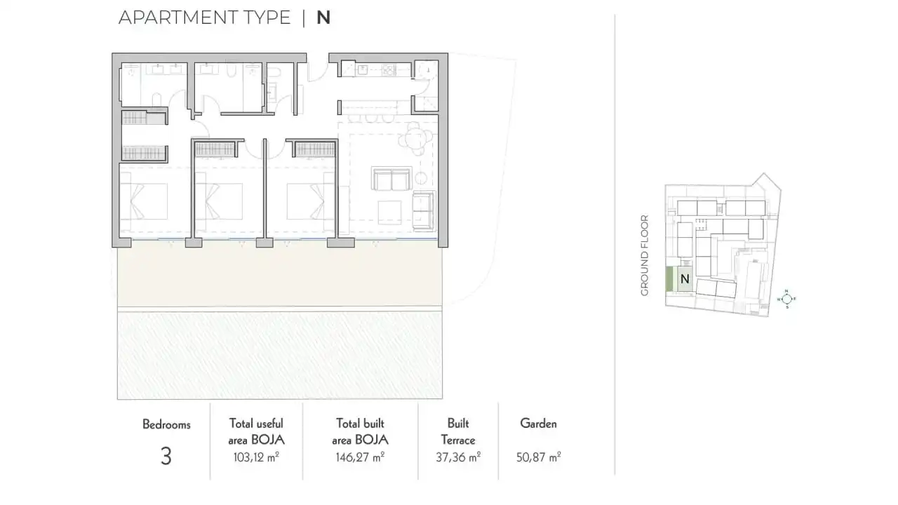 Apartament amb jardí en venda a Castillo Sohail - Myramar, imagen 37