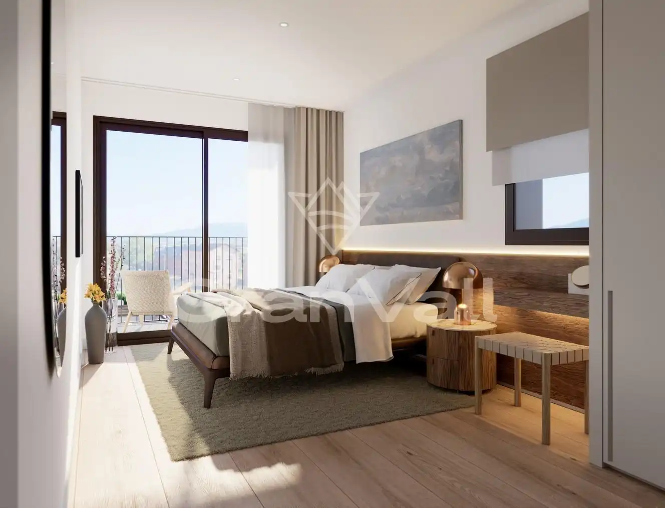 Dormitori de Apartament en venda en Puigcerdà amb Parquet, Traster i Balcó