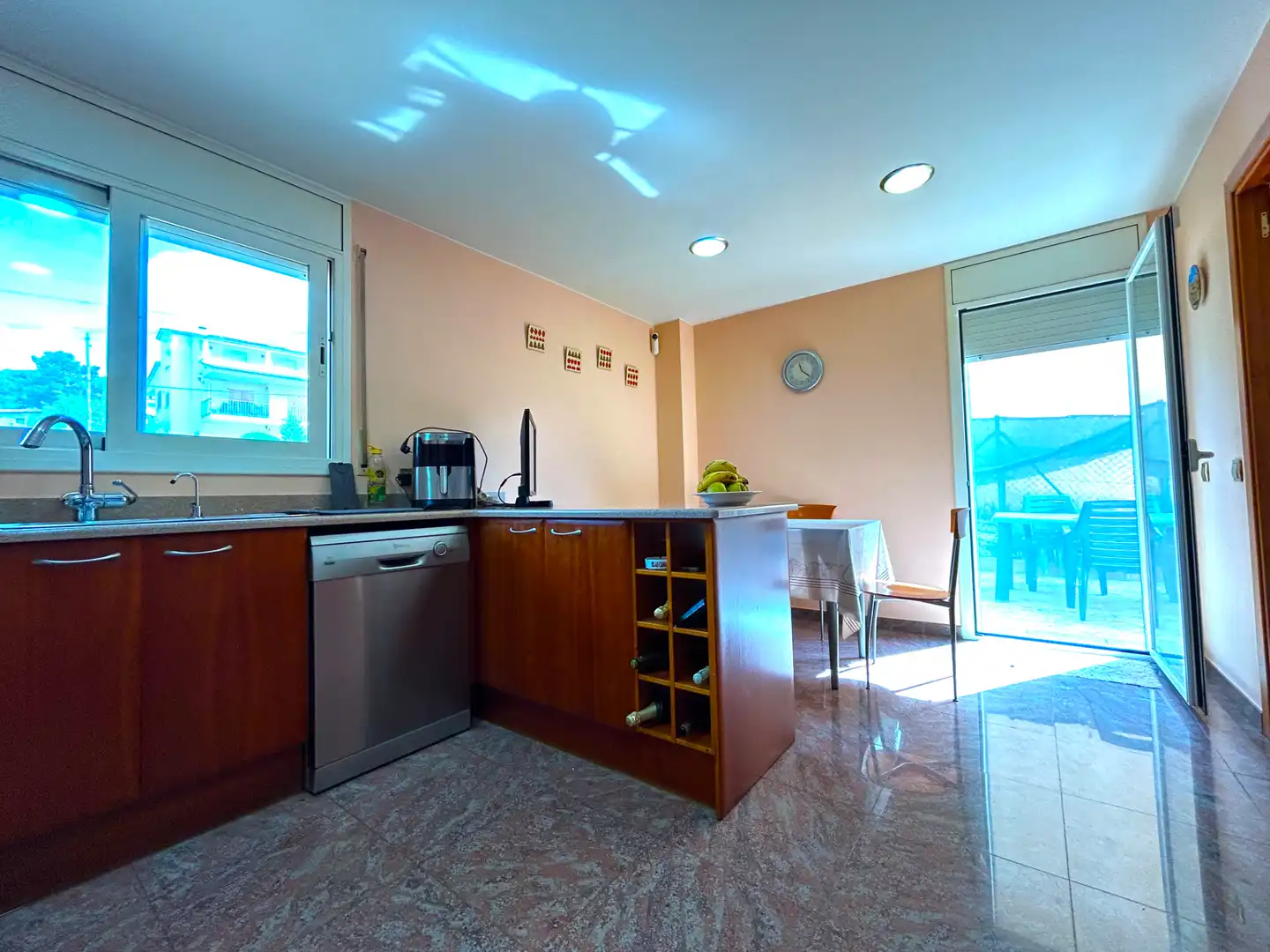 Cocina de Casa o chalet en venta en Santa Coloma de Farners con Calefacción, Jardín privado y Terraza