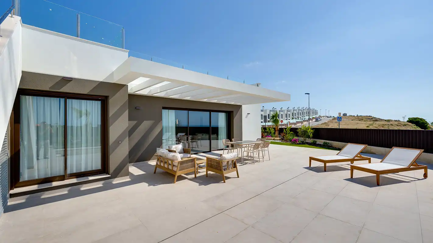 Terraza de Casa o chalet en venta en Mutxamel con Aire acondicionado, Calefacción y Jardín privado