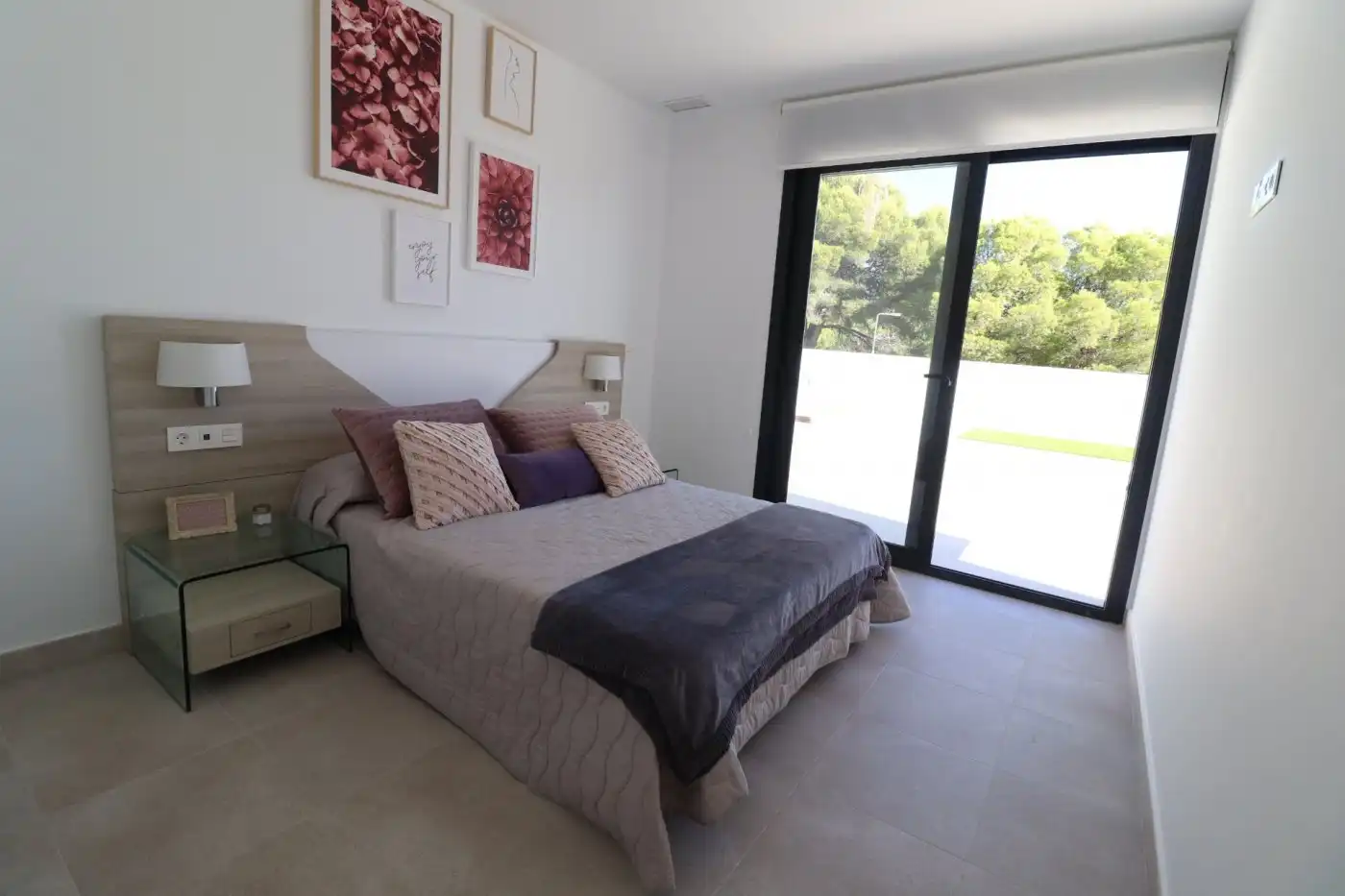 Bedroom of Houses for sale in La Nucia  with Air Conditioner, Private garden and Terrace