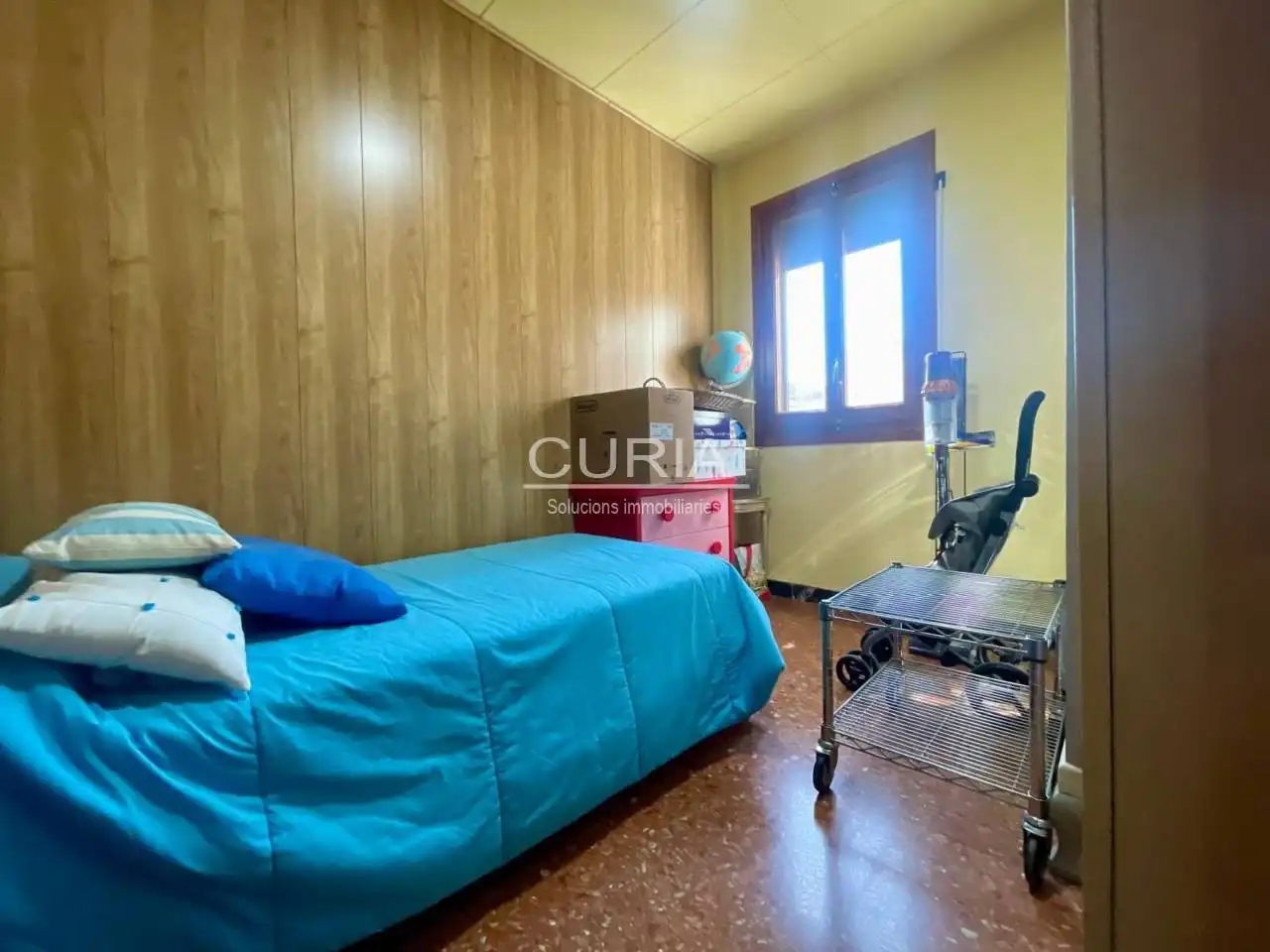 Schlafzimmer von Wohnung zur Miete in Lleida mit Klimaanlage, Heizung und Möbliert