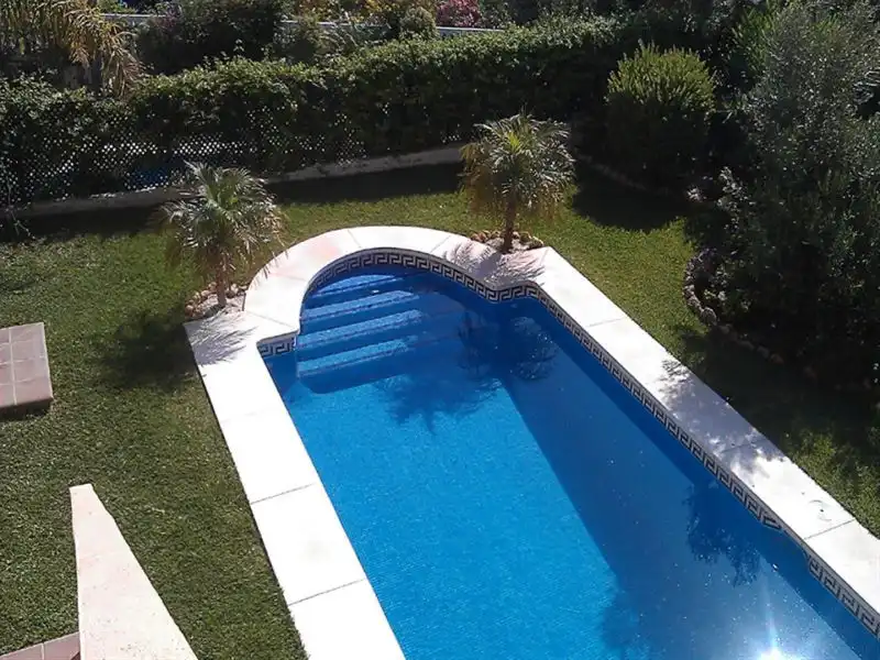 Swimming pool of Houses for sale in Mijas  with Air Conditioner, Heating and Private garden